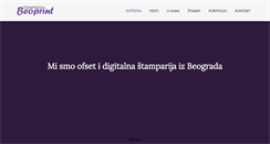 Desktop Screenshot of beoprint.rs
